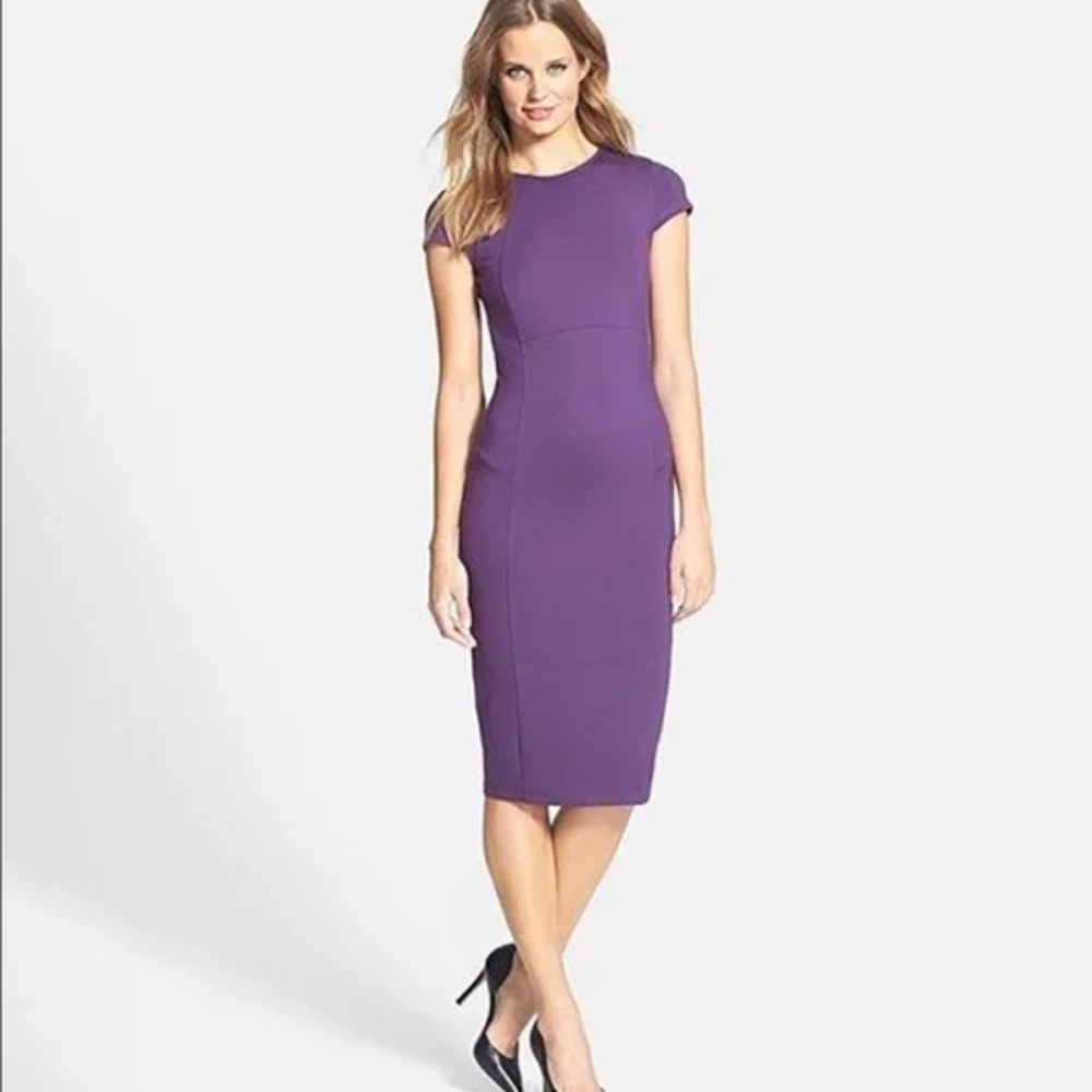 Felicity & Coco Purple Midi Dress